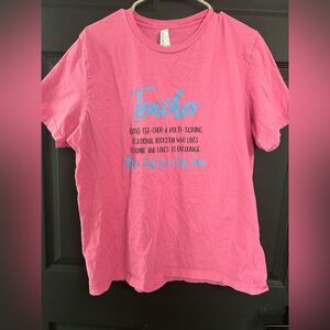 Pink Teacher T-Shirt